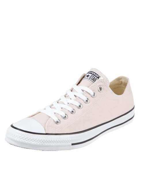 Leather trainers in white